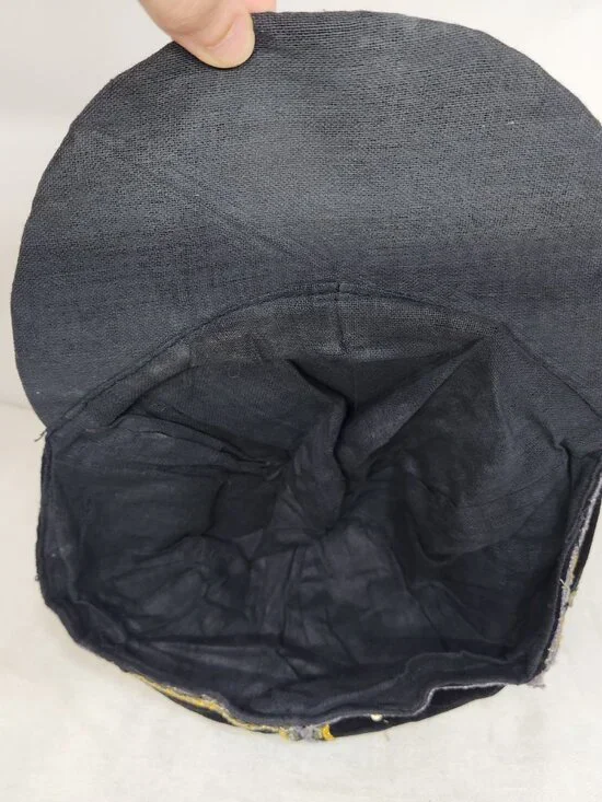 Vintage Kalagan Elephants Embroidered Sequined Hat Velvet 24.25" - Picture 6 of 6